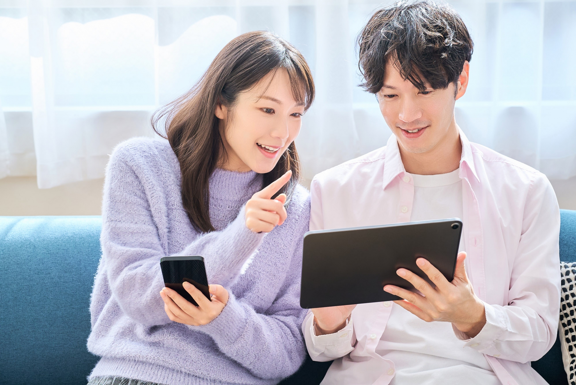 エコキュートを選ぶ夫婦